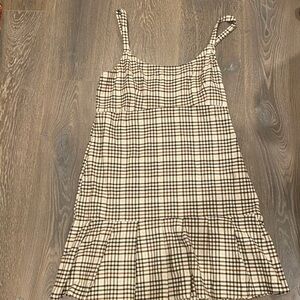 Hollister Plaid Spaghetti Strap Dress